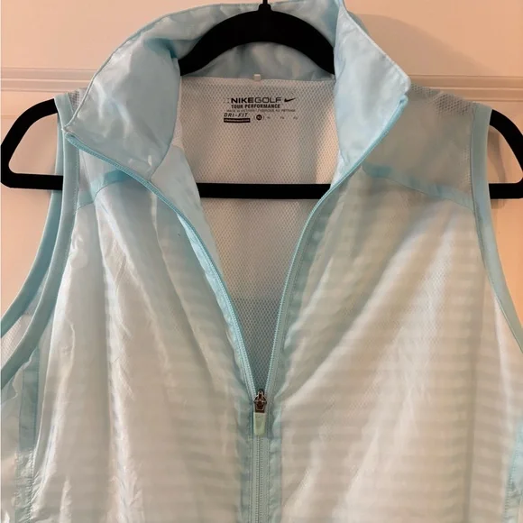 Nike Golf Dri-FIT Light Blue Vest - Picture 3 of 6